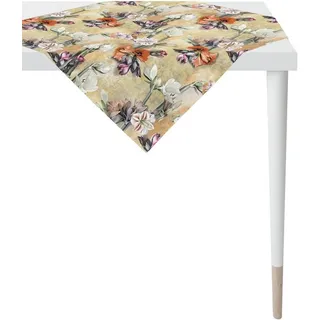 APELT Mitteldecke 2713 Herbstzeit, Herbstdeko, Herbst (1-tlg), Digitaldruck beige|bunt|orange 85 cm x 85 cm