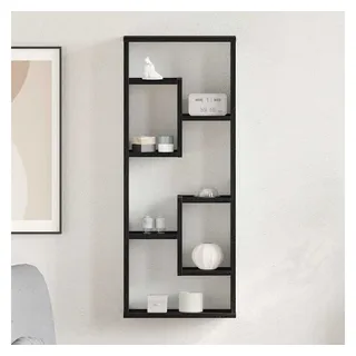 vidaXL Wandregal 36 x 16 x 90 cm Schwarze Eiche