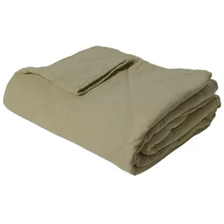 Wohndecke Decke Überwurf 100% Baumwolle 140 x 200 cm Skandinavisch, AU Maison, 100% Baumwolle beige