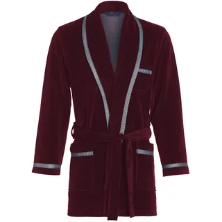 Revise RE-117 Herren kurzer Hausmantel - Morgenmantel - Velours/Samt - 4XL