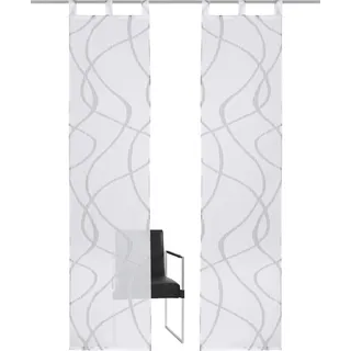OTTO home Bene Schiebegardine Schlaufen 57x145 cm grau 2 St.
