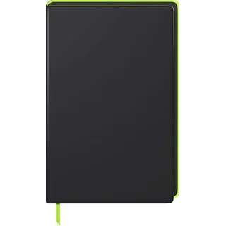 Brunnen Notizbuch A5 punktiert Neon grün