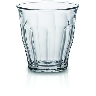 Duralex 1028AB06A0111 Picardie Six Trinkglas, Wasserglas, Saftglas, 310ml, Glas, transparent, 6 Stück