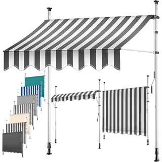 Kesser Klemmmarkise 300 cm grau