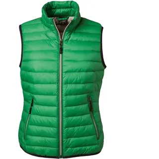 Damen Daunenweste "JN1137" - XXL - fern-green/silver