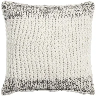 Marc O Polo Strick Dekokissen Plaid Maiku White Dekokissen 50x50 cm