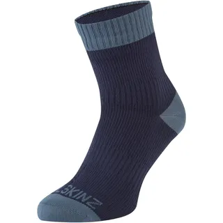 SEALSKINZ Unisex Wasserdichte Socken – Knöchellang - XL
