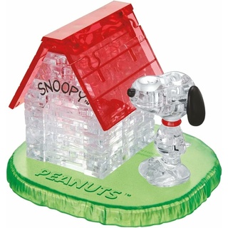HCM Kinzel HCM59133 - Crystal Puzzle: 3D Snoopy House - 50 Teile (DE, EN), ab 14 Jahren (50 Teile)