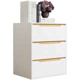 VCM Nachtschrank Malira L 65 x 48 x 78 cm Weiß