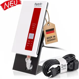 Ständer für FRITZ Repeater 600 1200 AX 2400 2700 1750E 1160 inkl. 2m Kabel