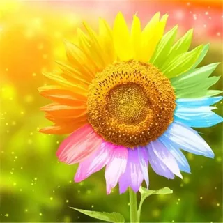 Yingxin34 Klassisches 5000 Teile Puzzle - Farbenfrohe Blumen Puzzles für Erwachsene Puzzle 5000 Teile für Erwachsene Jugendliche-61.61x41.53 Zoll (156.5 x 105.5cm)