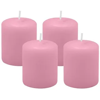 Kopschitz Kerzen 4er Set Adventskranzkerzen Rosa Ø 50 x 60 mm