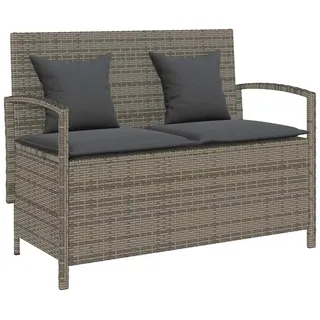 vidaXL Gartenbank 113 x 57 x 87 cm Grau