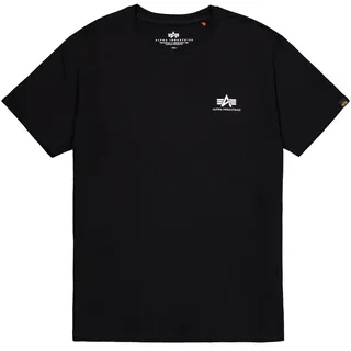 Alpha Industries Basic T Small Logo schwarz L