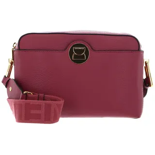 Coccinelle Liya Signature Umhängetasche Grained Leather Lila/Rosewood