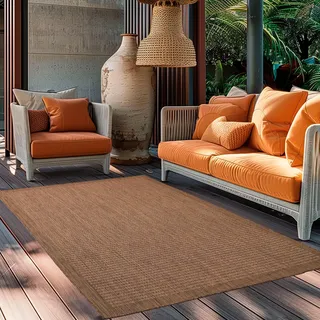 Ayyildiz Outdoorteppich GIZA Braun ca. 60x100cm