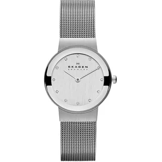 Skagen Freja Lille Damenuhr, Quarz-Zweizeigerwerk mit Edelstahl- oder Lederarmband