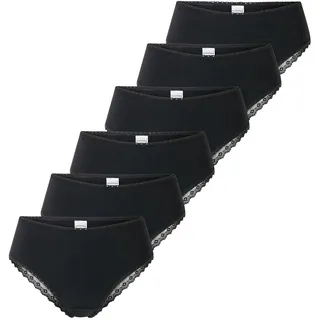 SCHIESSER Brazilian-Slips 6 St. Schwarz L