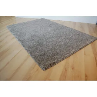 Ragolle Mehari Teppich 23500 Uni 3272 grau beige meliert (67 x 140 cm)