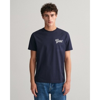 Gant T-Shirt REG SMALL GRAPHIC SS T-SHIRT blau L