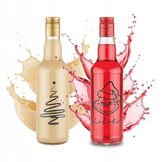 500ml MONOPOL Geschenkflasche mit Aufdruck Weihnachtsbaum Grinch Likör