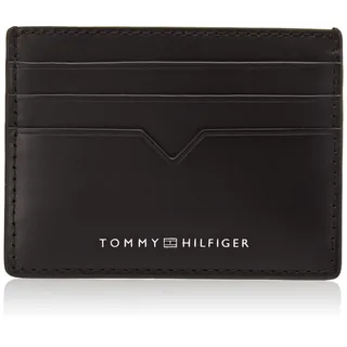 Tommy Hilfiger Herren Geldbeutel Modern Leather CC Holder Klein, Schwarz (Black), Einheitsgröße - OS
