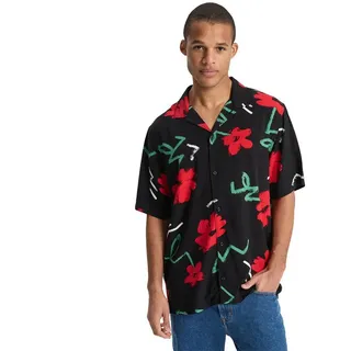 QUIKSILVER Kurzarmhemd Schwarz M