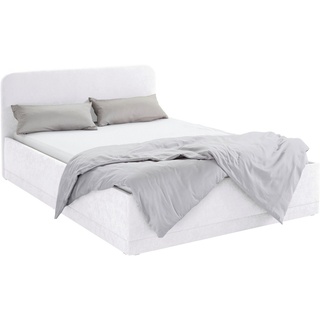 Westfalia Schlafkomfort Polsterbett, inkl. Bettkasten bei Ausführung mit Matratze weiß 150 cm x 210 cm x 34 cm