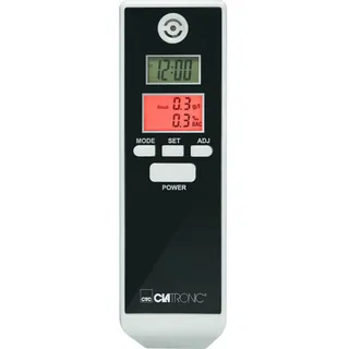 Clatronic Alkoholtester AT 3605 0.0 bis 1.9 ‰ inkl. Display weiß/schwarz