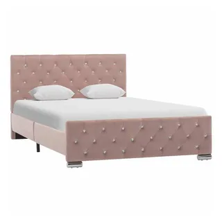vidaXL Bettgestell 120 x 200 cm Rosa