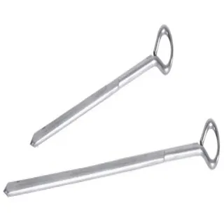 Contacto Fleischspieß Edelstahl 24,5 cm Weiß