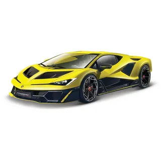 Bburago Lamborghini Fenomeno, gelb - Modellauto 1:18 - Originalgetreues Sammlerauto Spielzeugauto mit beweglichen Türen, Kofferraum & Haube, ab 3 Jahren (18-11053YL)