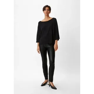 comma Leggings Hose Slim: Hose aus Lederimitat schwarz 42