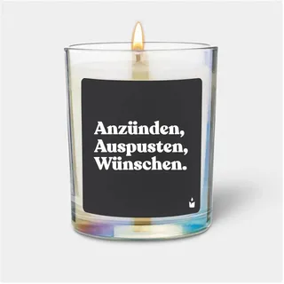 Chatty Candles, Duftkerzen, Duftkerze Flowery Anzünden, Auspusten, Wünschen.