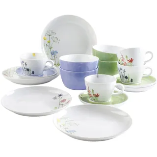 KAHLA 39H224A50001C Five Senses Wildblume Kombiservice 16tlg. | Kombiservice mit Blumendekor für 4 Personen aus Porzellan