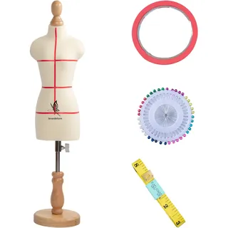 lavandeform 1/3 Weibliches Schneiderpuppe (es handelt Sich Nicht um Erwachsenengröße. )Es können Nadeln in die Schneiderpuppe gestochen Werden.(1/3)
