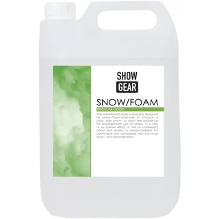 Showgear Snow/Foam Liquid 5 Liter Weiß