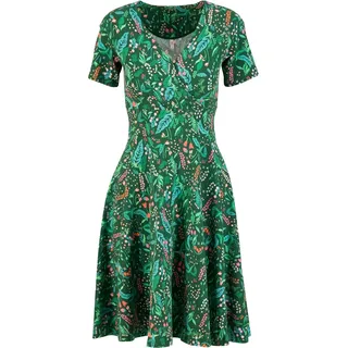 Blutsgeschwister Damen Shalala Tralala Spring Kleid (Größe S, gruen)