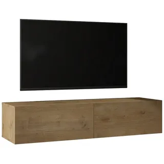 Mai & Mai Lowboard Lowboard TV Schrank Fernsehschrank Hängend Fernsehtisch Holz Sideboard 140 cm x 30 cm x 40.2 cm