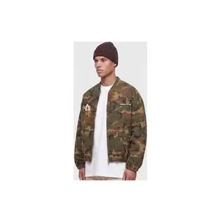Another Camo Pattern Bomber Jacket camouflage M