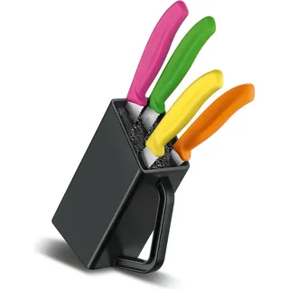 Victorinox Swiss Classic, Messerblock, Schwarz, Grün, Pink, Gelb, Orange
