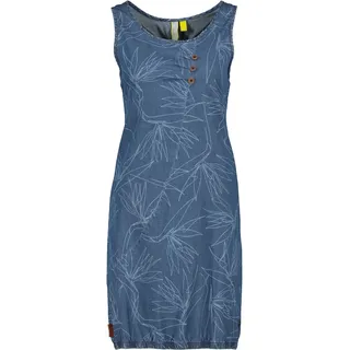 Alife & Kickin Sommerkleid Jeanskleid Blau XS