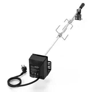 Drehspieß-Set für 2-4 Gasgrills, 81,28-106,68 cm, 220-240 V - Silber