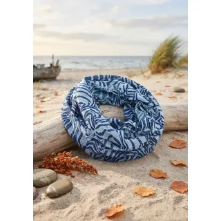 LAURA SCOTT Loop in marine-hellblau | Gr.: onesize