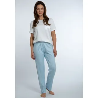 Mey Pyjama Night2Day Organic Cotton (Set, 2 tlg) Schlafanzug - Baumwolle - Locker sitzendes T-Shirt bunt M (40)