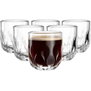 LEONARDO Gocce Kaffeeglas Latte Macchiato 0,22 l 6 St.