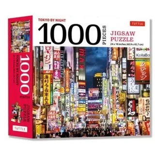 Pan macmillan Ltd. Tokyo by Night - 1000 Piece Jigsaw Puzzle