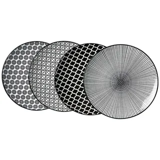 Ritzenhoff & Breker Takeo Speiseteller 26,5 cm schwarz 4er Set