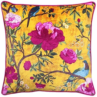 Paoletti Chinoiserie 50X50 C/CASE Gold, Polyester, Gelb, 50x50cm