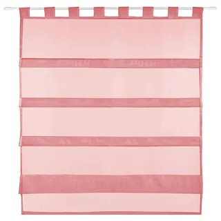 BestLivings Sky Gardine Raffoptik Schlaufe, Größe: 90x110cm, Farbe: bordeaux